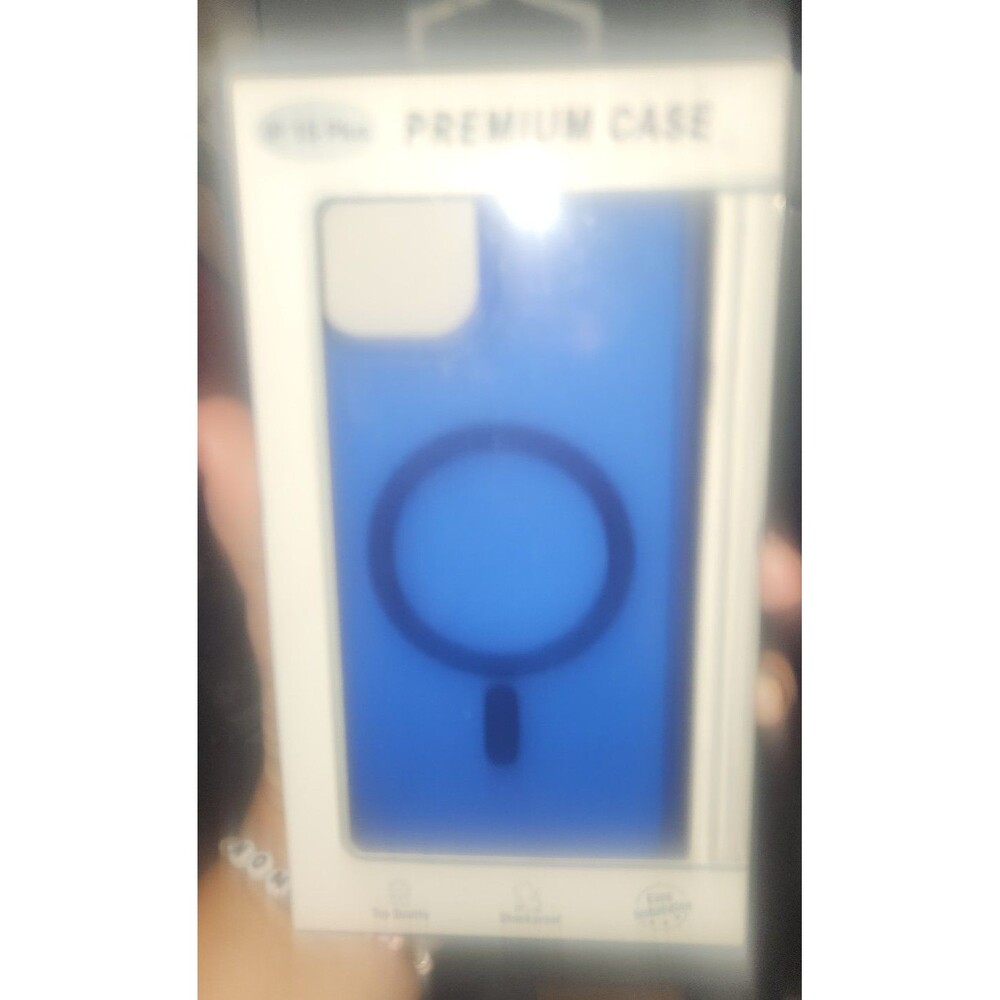 New In Box iPhone 15 Plus Premium MagSafe Case - Cobalt Blue Matte